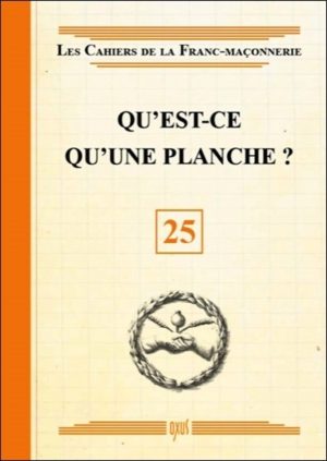 Qu'est-ce qu'une planche ? livret 25