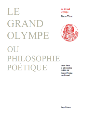 LE GRAND OLYMPE OU PHILOSOPHIE POÉTIQUE