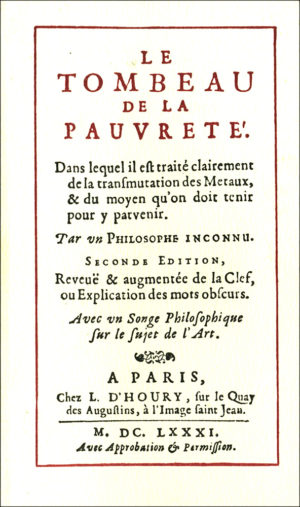 LE TOMBEAU DE LA PAUVRETÉ Anonyme