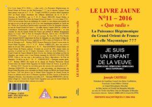 Le Livre Jaune N°11 - 2016