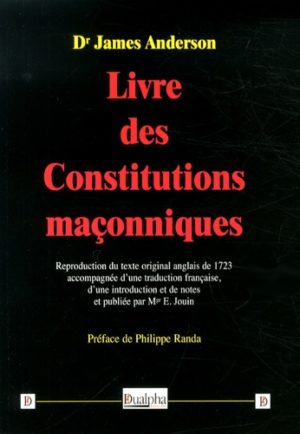 Livre des Constitutions maçonniques