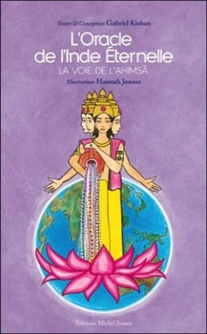 L'oracle de l'Inde éternelle, la voie de l'Ahimsa. 1 livre et 50 cartes