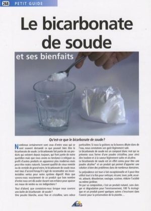 Le bicarbonate de soude et ses bienfaits