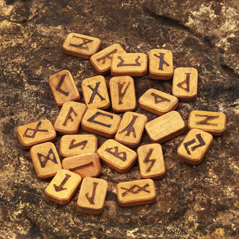 Runes Divinatoires en Bois d'Hêtre - Esoas