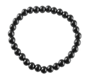 Bracelet Hématite Perles rondes 6 mm