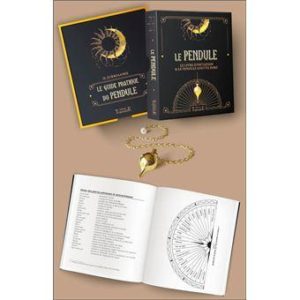Le Pendule. Le livre d'initiation & le pendule goutte doré