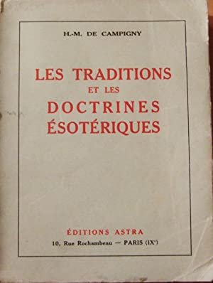 Les traditions et les doctrines ésotériques
