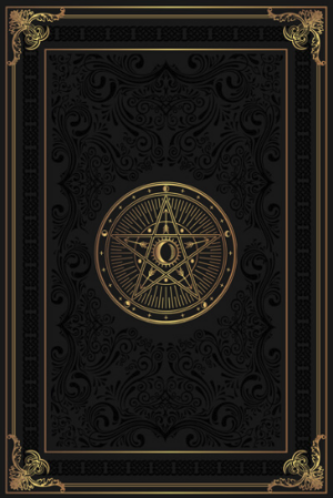 Grimoire vierge Pentacle lunaire
