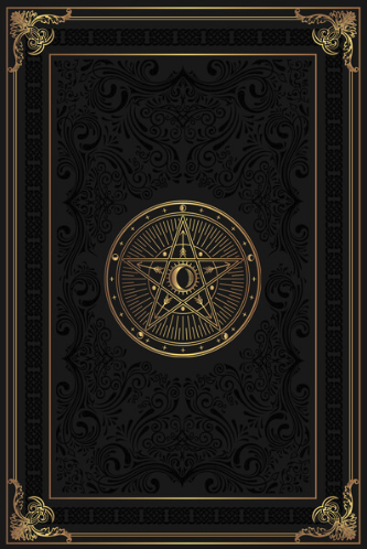 Grimoire vierge Pentacle lunaire Grimoire vierge Pentacle lunaire