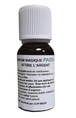 Parfum magique "PAISSA" - Attire l’argent