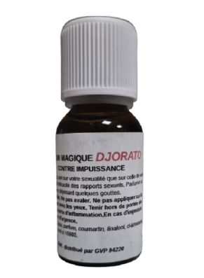 Parfum magique "DJORATO" - Augmente votre libido
