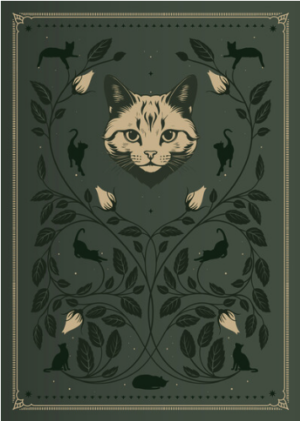 Grimoire vierge chat
